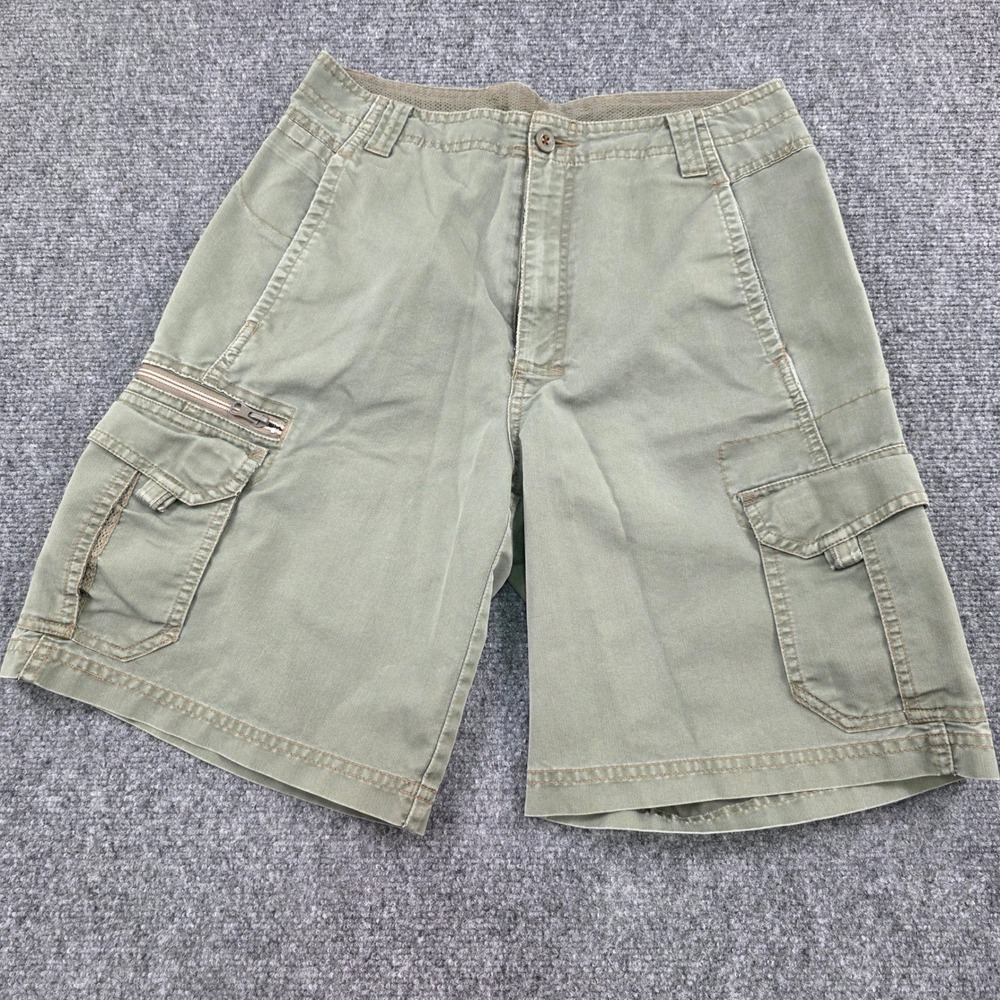 REI Co-op Mens Cargo Shorts Size 30 Organic Cotton Hiking Outdoor‎ Khaki